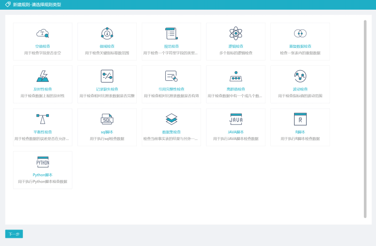 睿治产品功能-数据质量管理